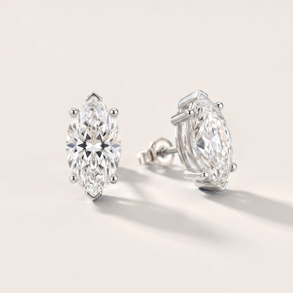 The Elara Marquise Diamond Earrings in Platinum [studio-metal-20261024]