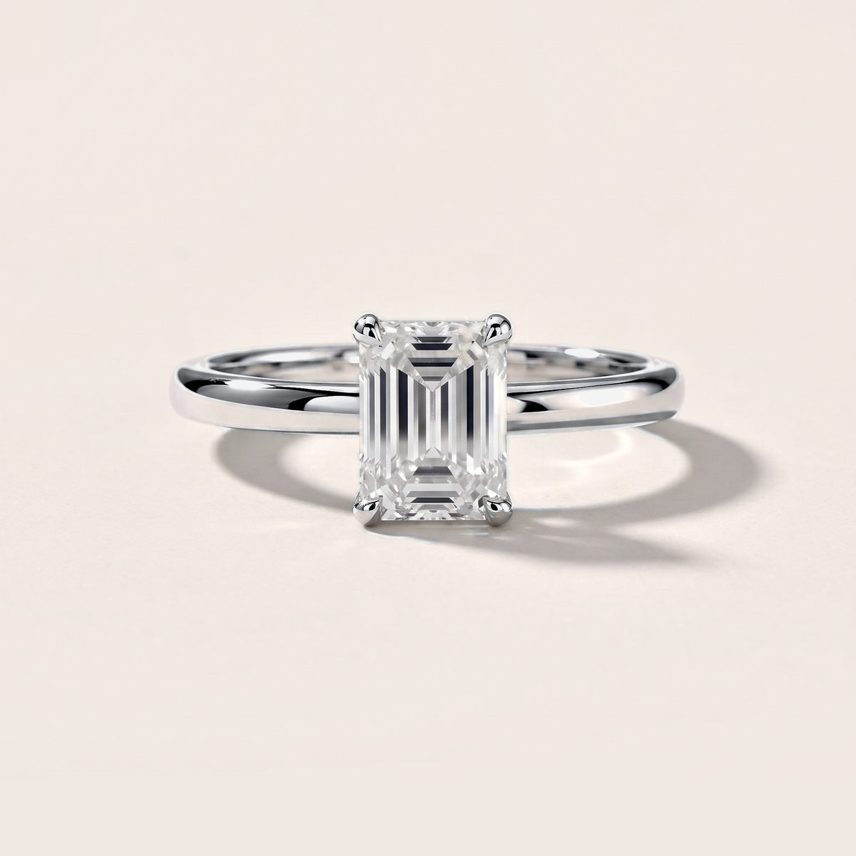 Charlotte Charm Solitaire Emerald Diamond Engagement Ring in Platinum [studio-metal-20261024]