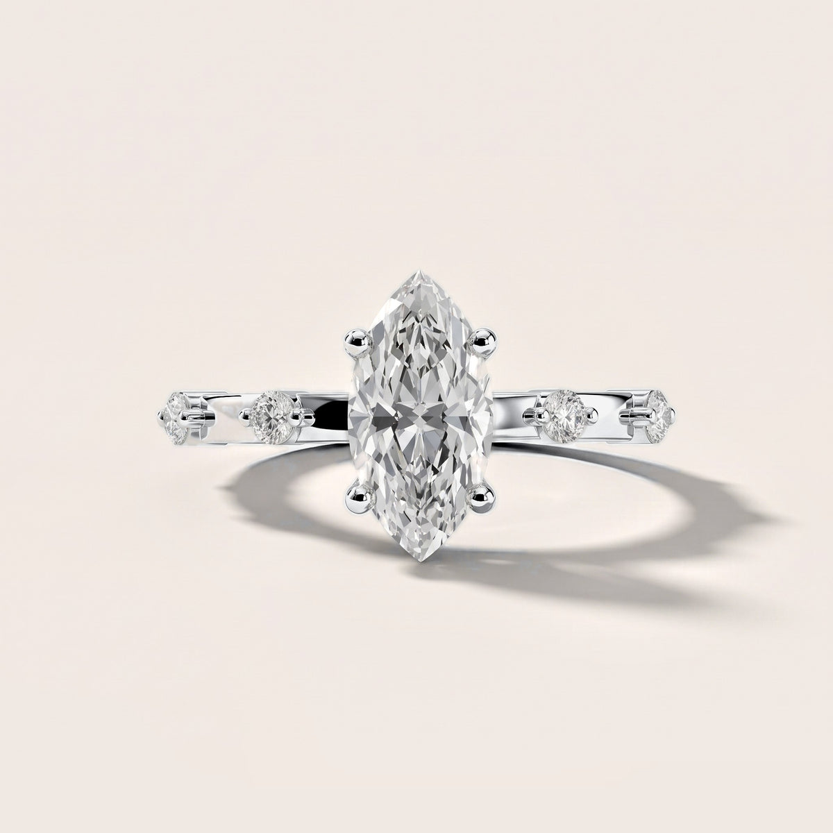 Elena Radiance Solitaire Marquise Diamond Engagement Ring in White Gold [studio-metal-20261024]