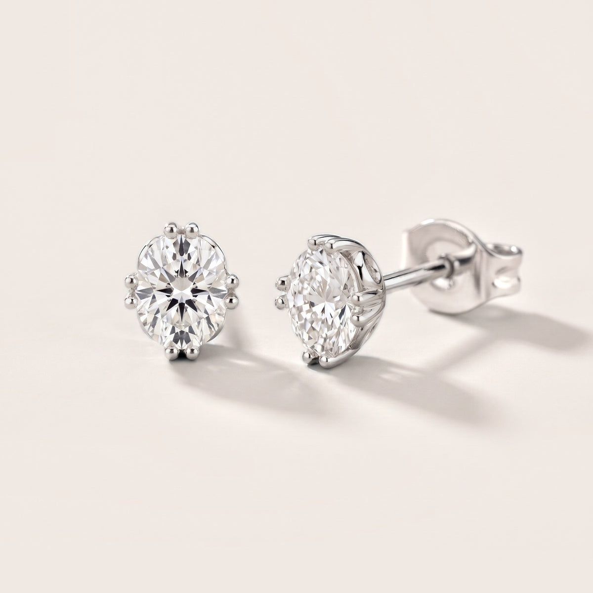 The Siena Oval Diamond Earrings in White Gold [studio-metal-20261024]