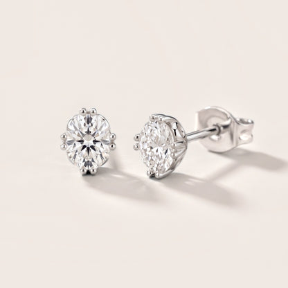 The Siena Oval Diamond Earrings in White Gold [studio-metal-20261024]