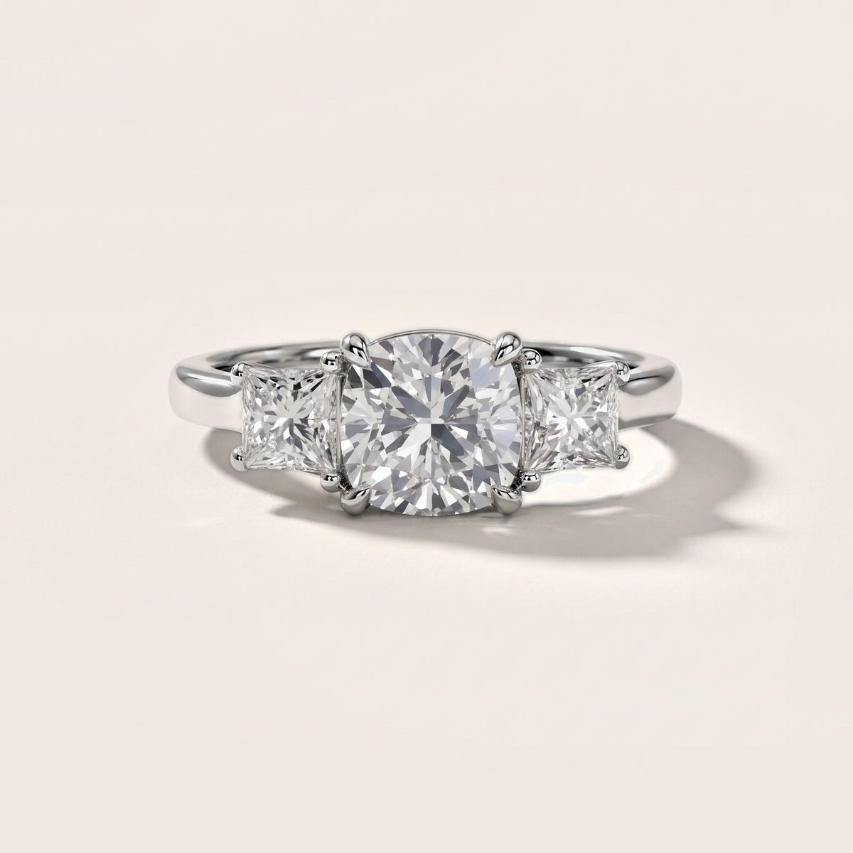 Sienna Three-Stone Cushion Diamond Engagement Ring in White Gold [studio-metal-20261024]