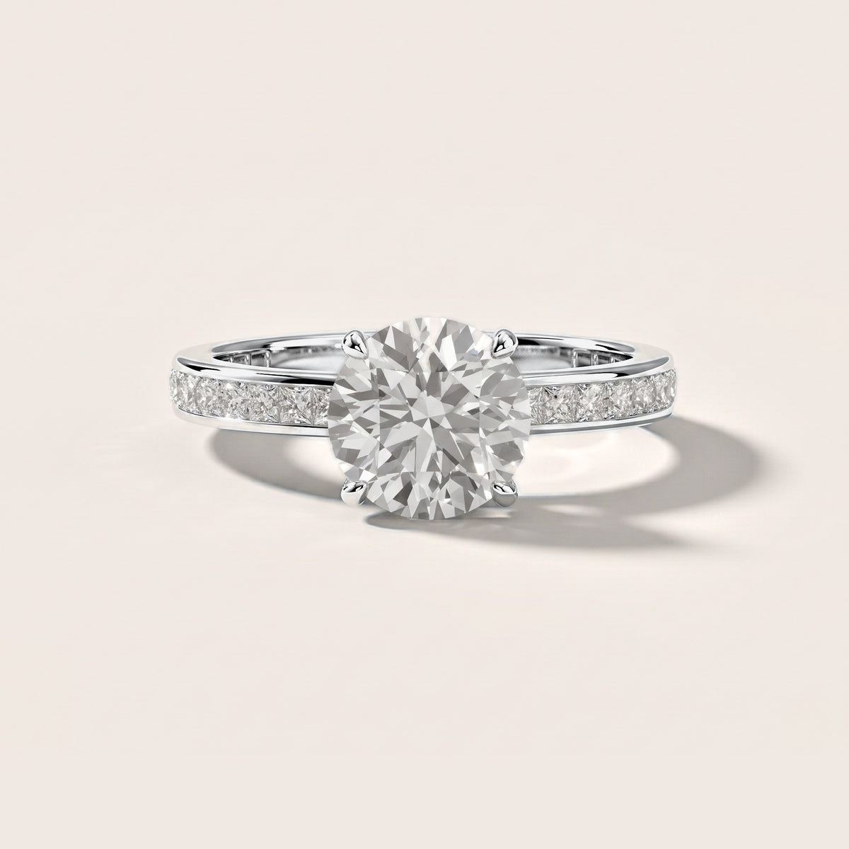 Brielle Channel Set Solitaire Round Diamond Engagement Ring in White Gold [studio-metal-20261024]