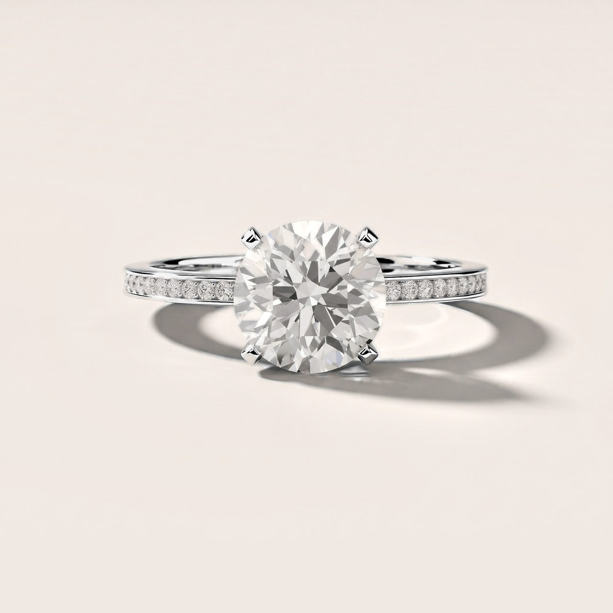 Naia Hidden Halo Round Diamond Engagement Ring in White Gold [studio-metal-20261024]