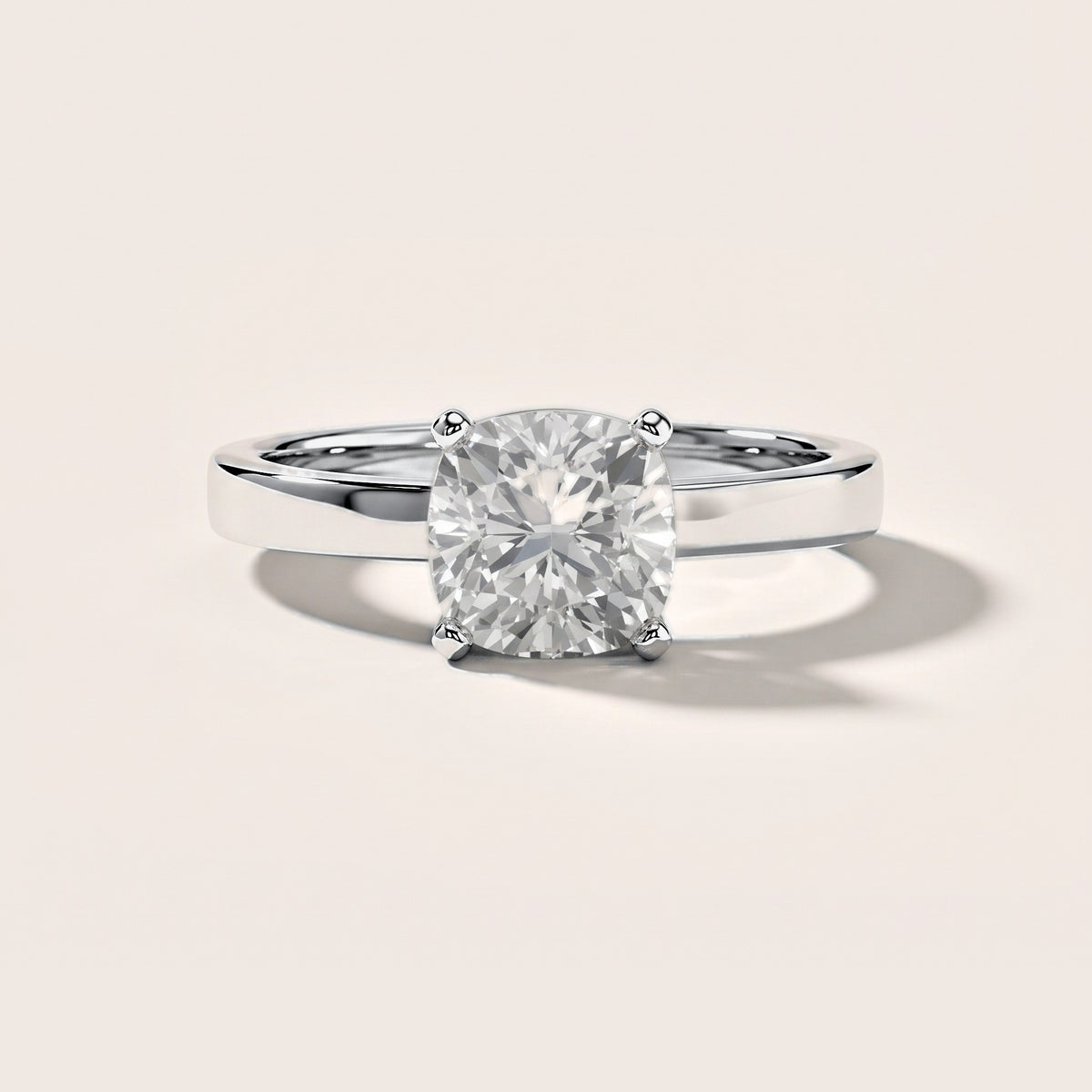 Delia Solitaire Cushion Diamond Engagement Ring in Platinum [studio-metal-20261024]