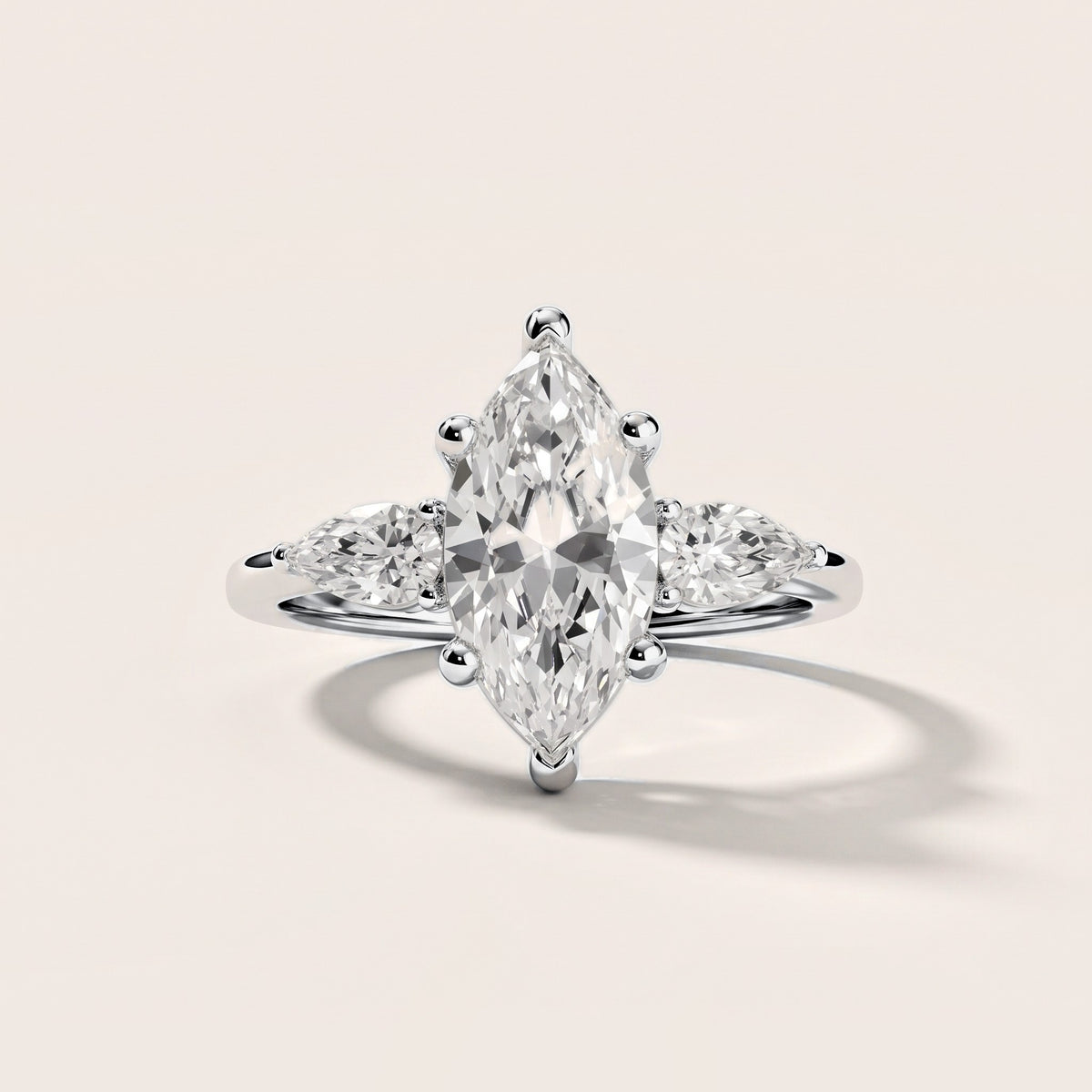 Faye Three-Stone Trellis Marquise Diamond Engagement Ring in Platinum [studio-metal-20261024]