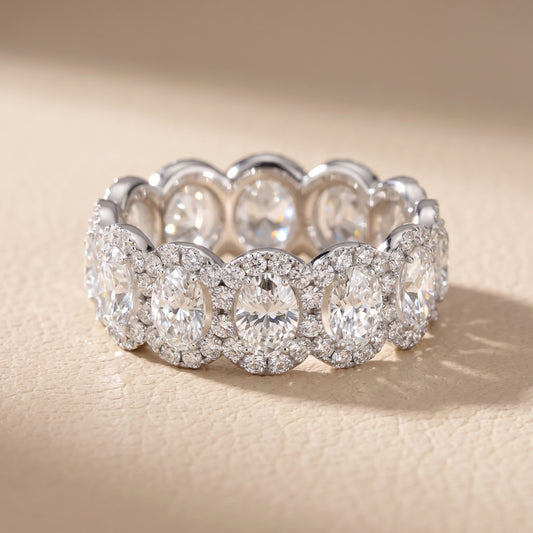 Delphine Pavé Oval Diamond Eternity Band in White Gold - front.jpg