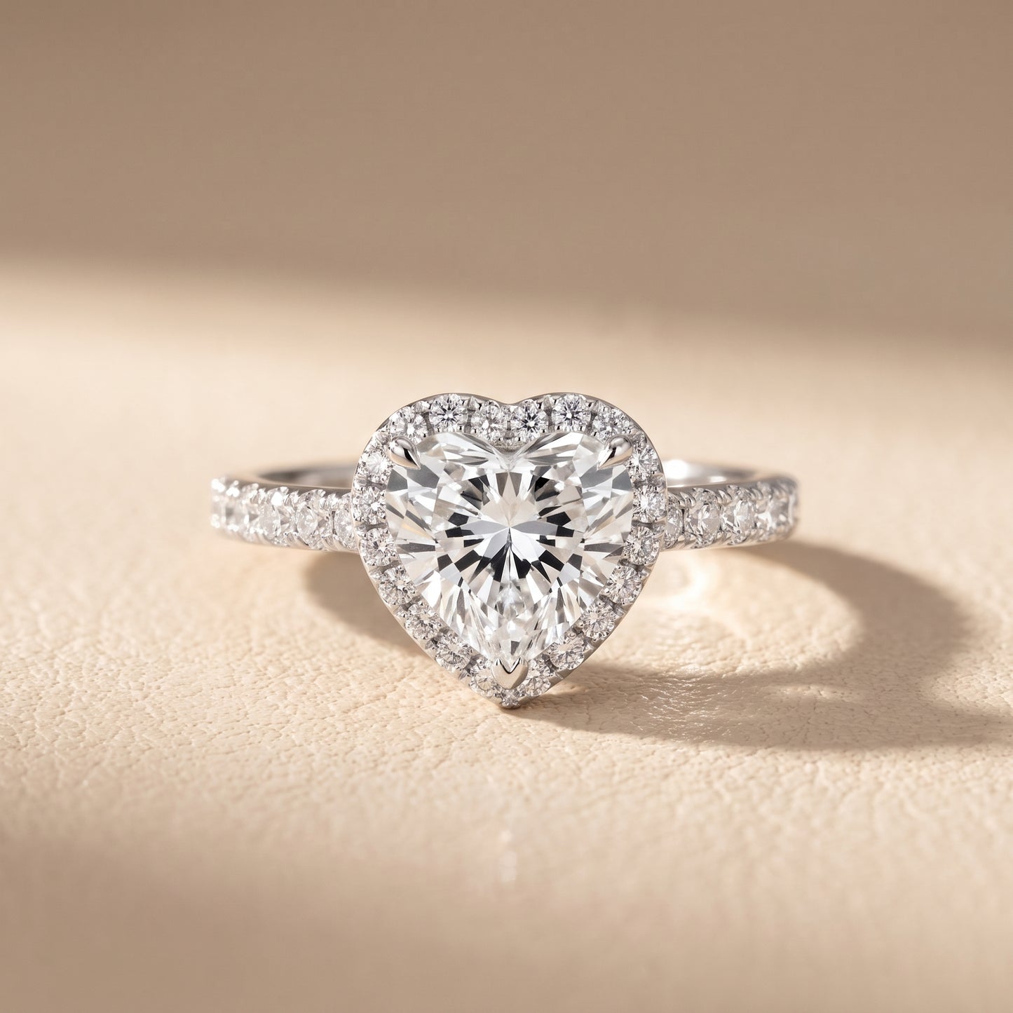 Chloe Halo Pavé Heart Diamond Ring in Platinum - front.jpg