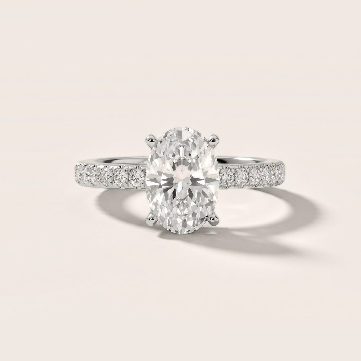 Raquel Scalloped Pavé Oval Diamond Engagement Ring in Platinum - front.jpg
