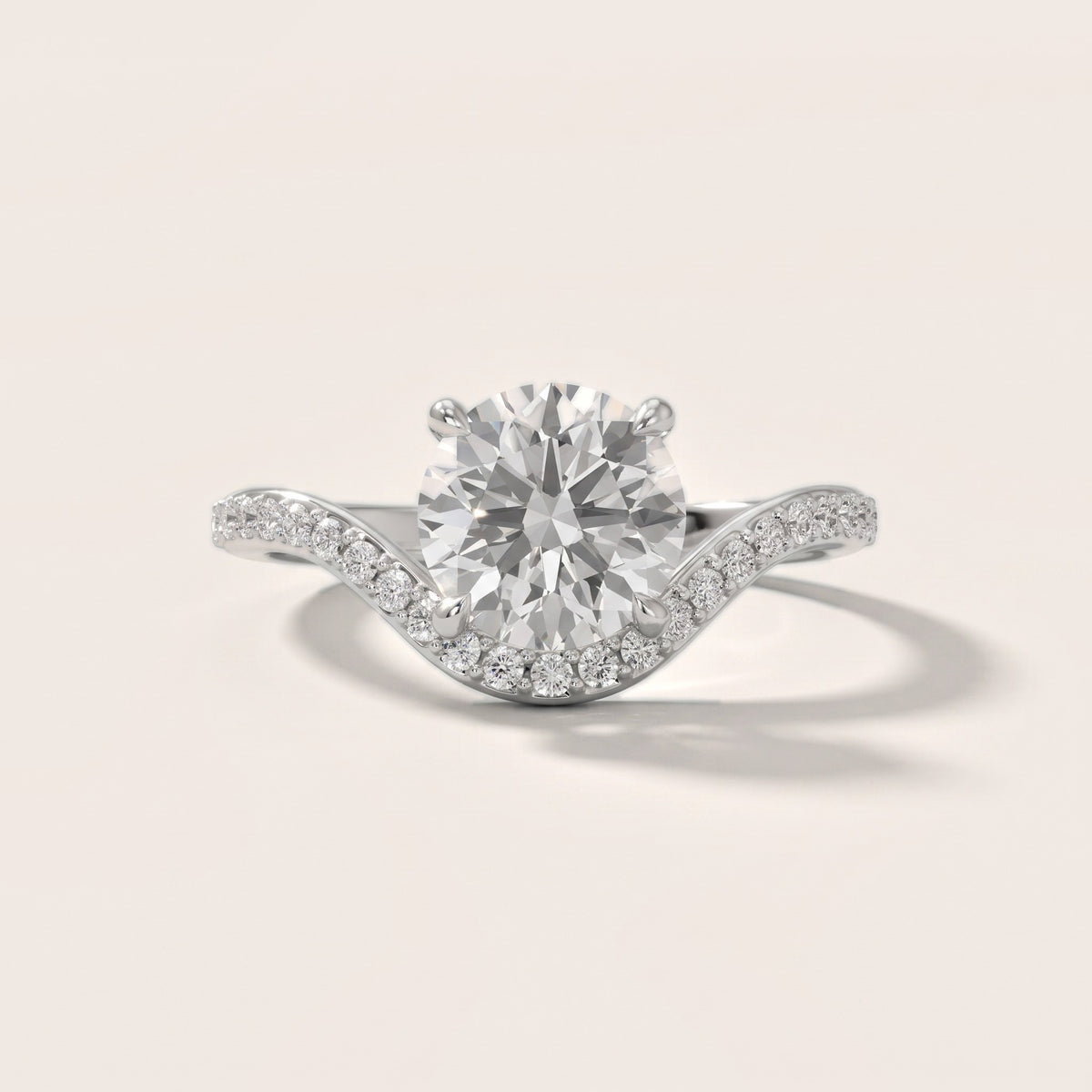 Alison Bypass Pavé Round Diamond Engagement Ring in Silver - front.jpg