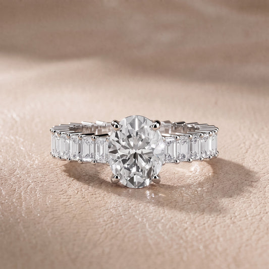 Mallory Shared Prong Oval Diamond Engagement Ring in White Gold - front.jpg