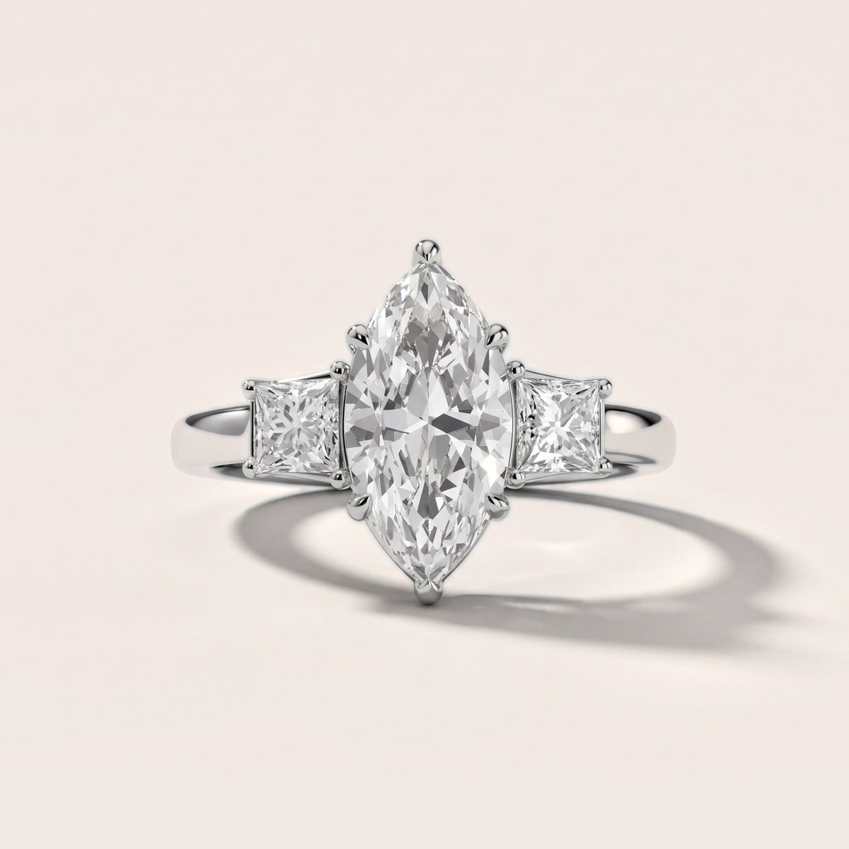 Aria Three-Stone Basket Marquise Diamond Engagement Ring in Platinum [studio-20261024]