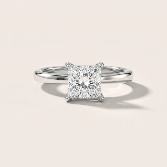 Mena Hidden Halo Princess Diamond Engagement Ring in Platinum [studio-20261024]