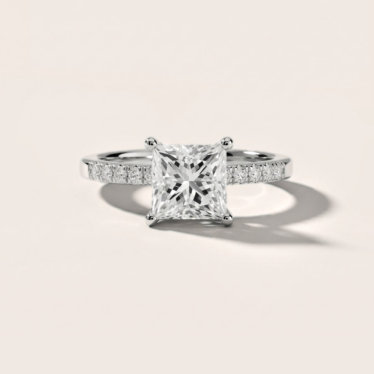 Jemma Scalloped Pavé Princess Diamond Engagement Ring in White Gold - front.jpg