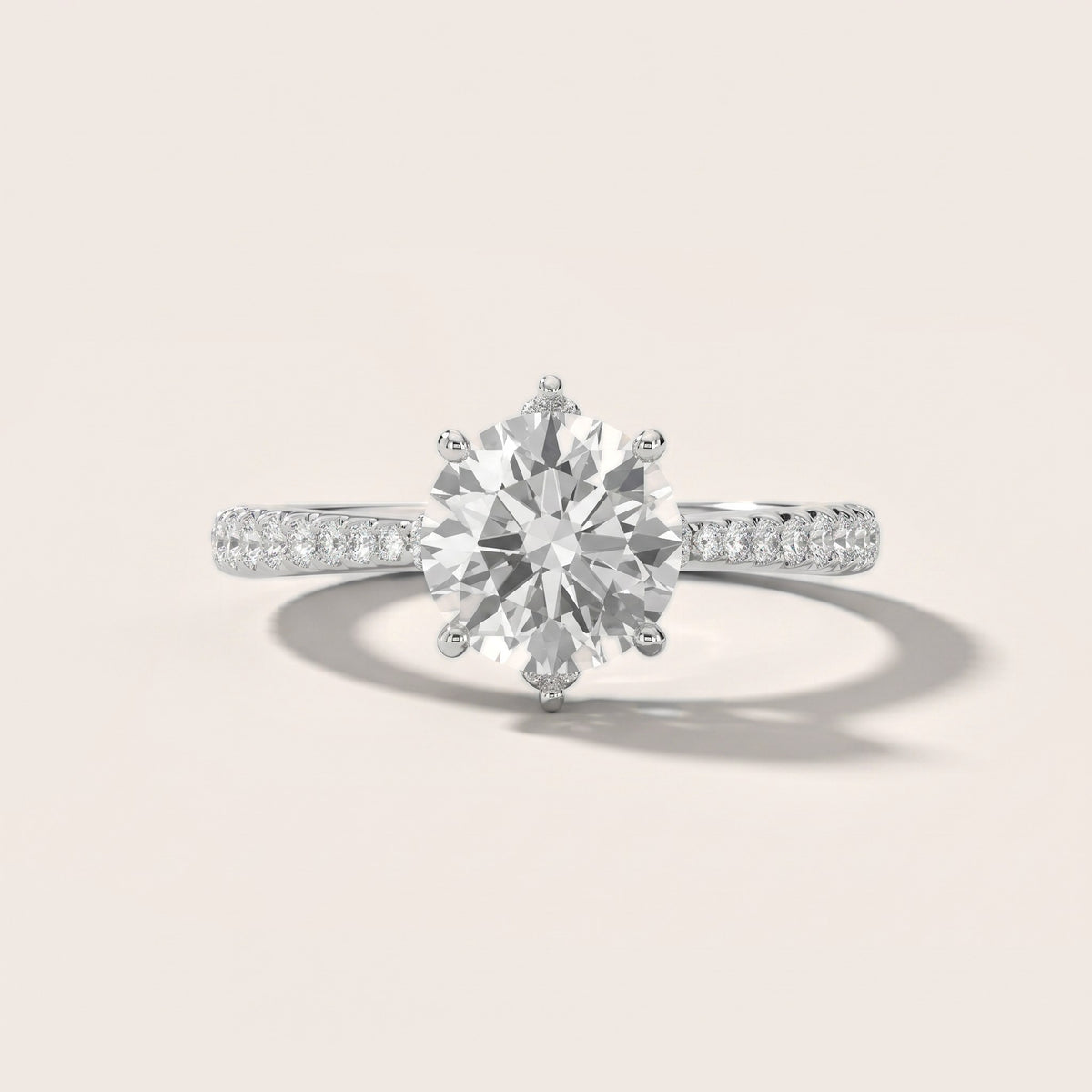 Jocelyn Crown Pavé Round Diamond Engagement Ring in Silver - front.jpg