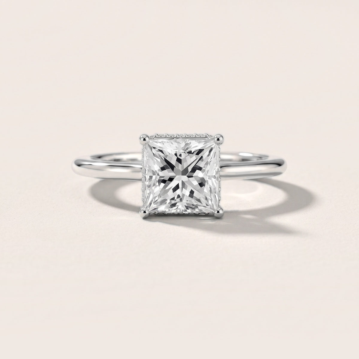 Aimee Hidden Halo Cathedral Princess Diamond Engagement Ring in Platinum - front.jpg