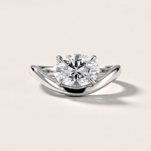 Katherine East-West Bypass Oval Diamond Engagement Ring in Platinum [studio-20261024]