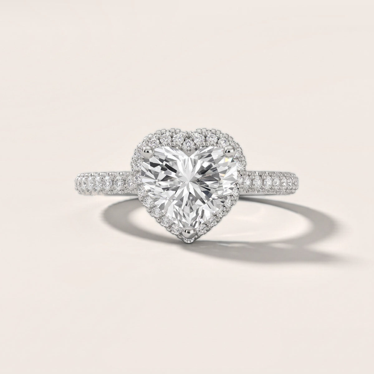 Fallon Halo Micropavé Heart Diamond Engagement Ring in Platinum - front.jpg