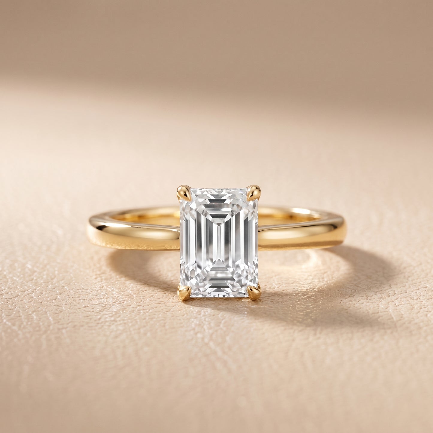 Mena Hidden Halo Emerald Diamond Engagement Ring in Yellow Gold - front.jpg
