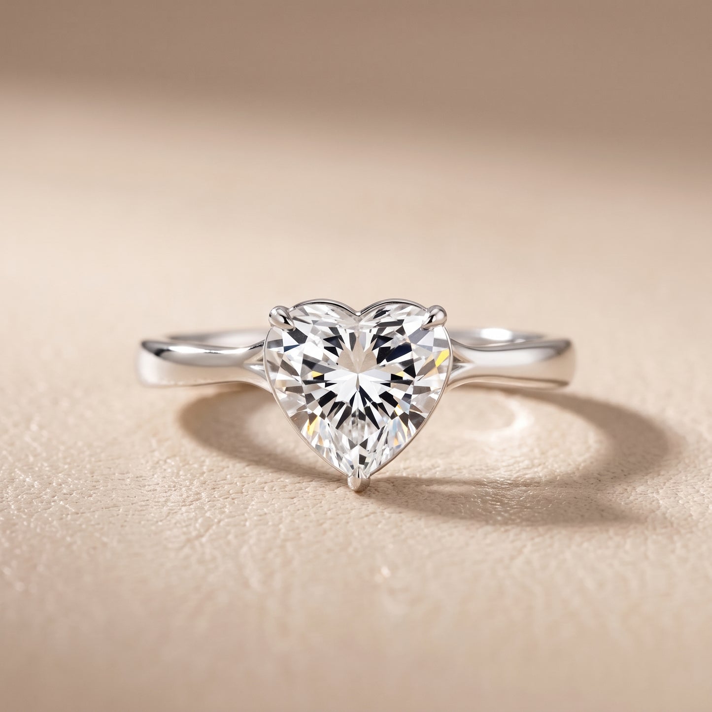 Anais Trellis Solitaire Heart Diamond Engagement Ring in White Gold - front.jpg