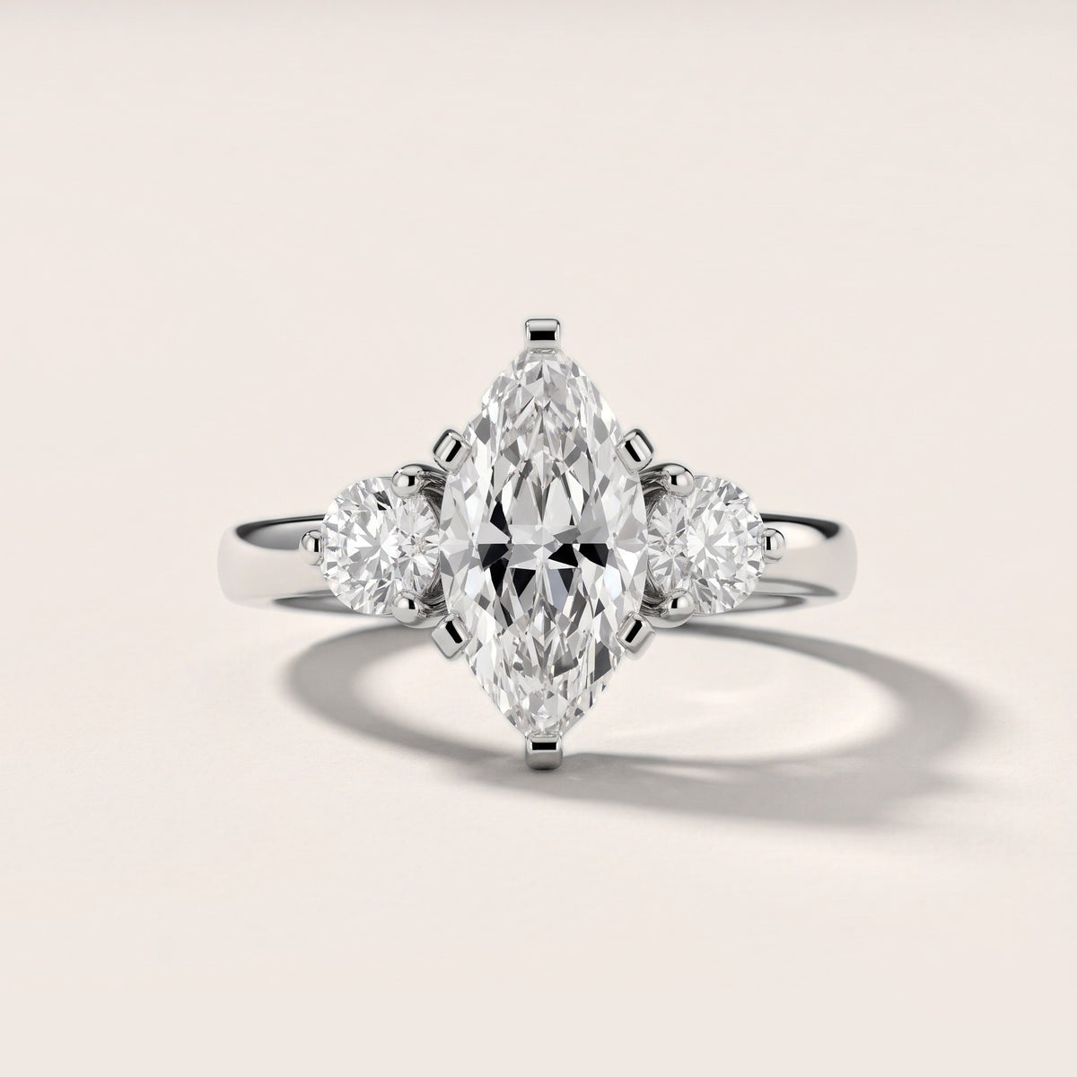 Aurora Halo Pear Diamond Engagement Ring in White Gold