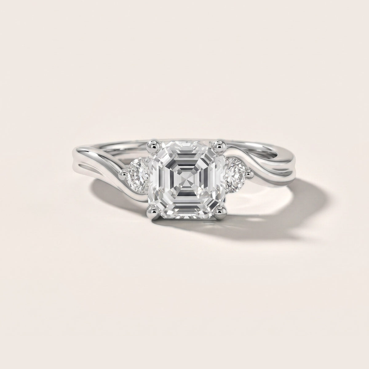 Rena Bypass Three-Stone Asscher Diamond Engagement Ring in White Gold - front.jpg