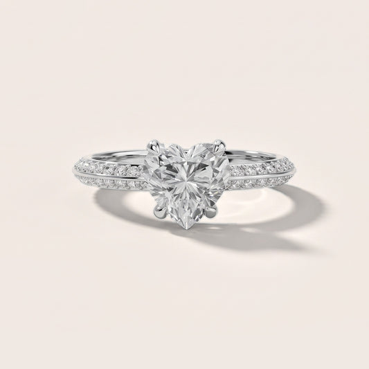 Meredith Knife Edge Pavé Heart Diamond Engagement Ring in Platinum [studio-20261024]