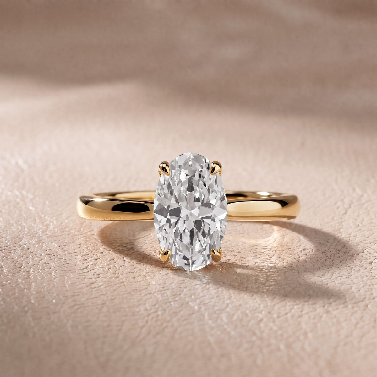 Mena Hidden Halo Oval Diamond Engagement Ring in Yellow Gold - front.jpg