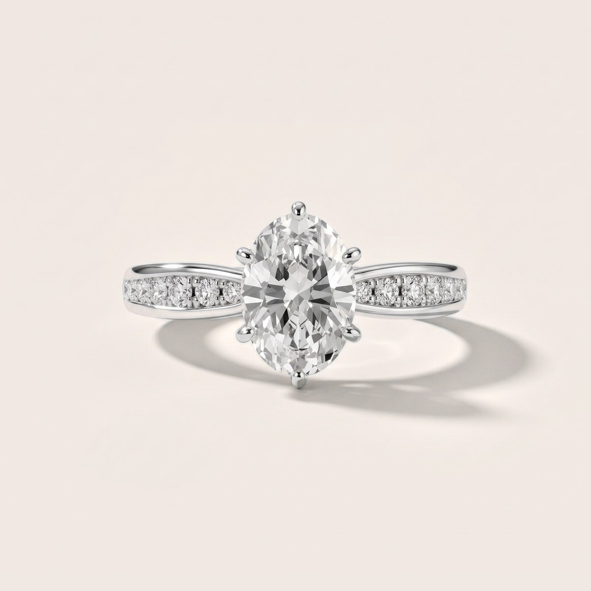 Ione Hidden Halo Pavé Oval Diamond Engagement Ring in White Gold - front.jpg