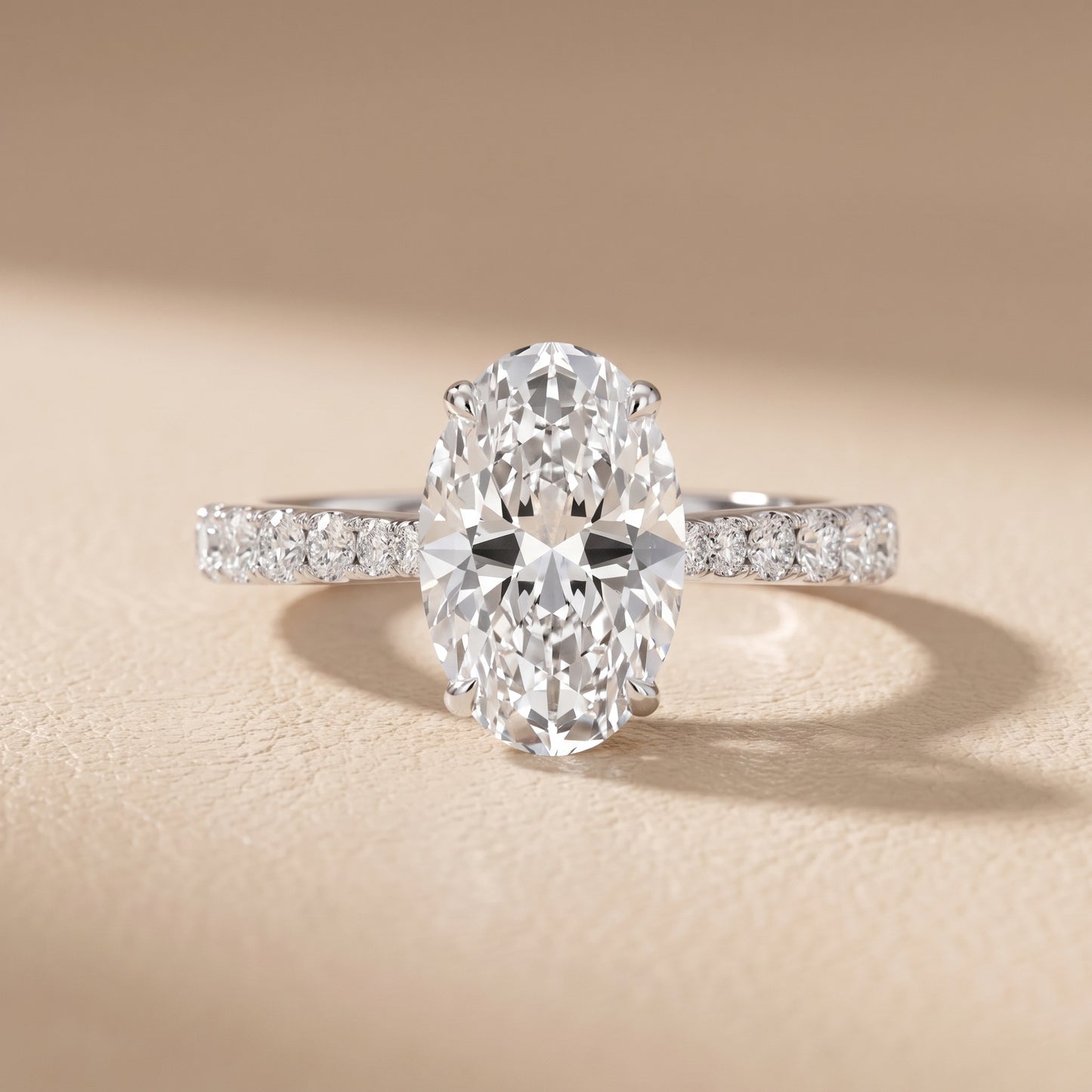 Gia Hidden Halo Pavé Oval Diamond Ring in Platinum - front.jpg