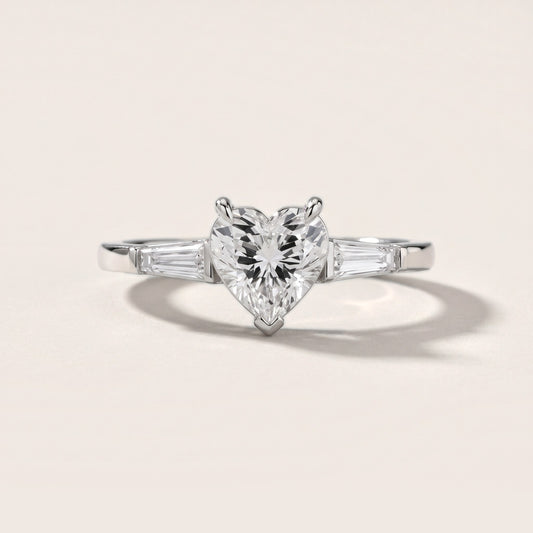 Winnie Three-Stone Heart Diamond Engagement Ring in Platinum [studio-20261024]