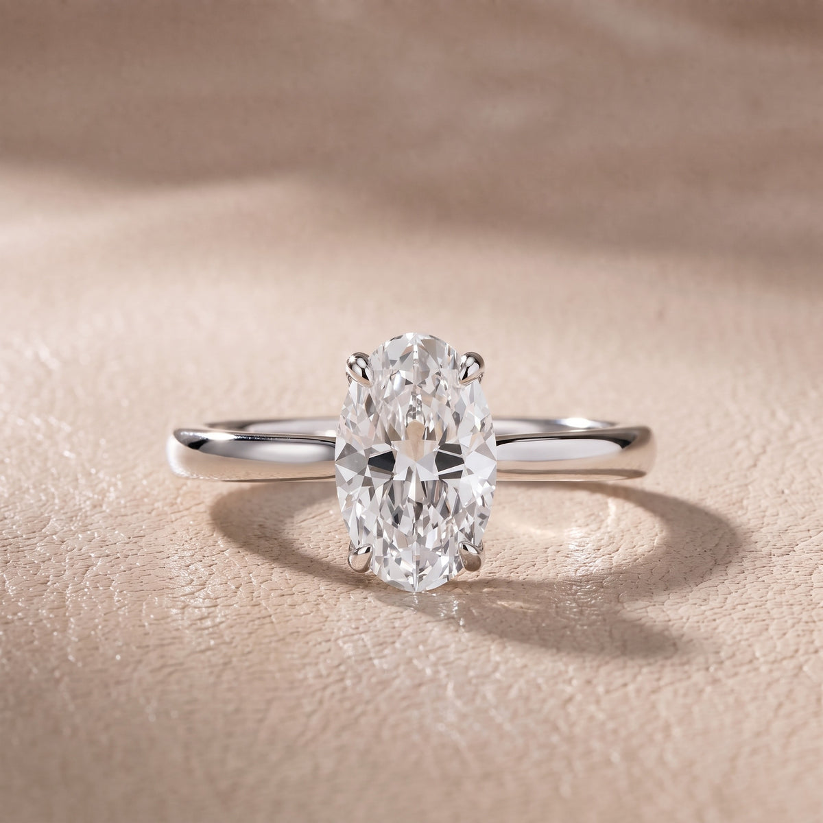 Mena Hidden Halo Oval Diamond Engagement Ring in White Gold - front.jpg