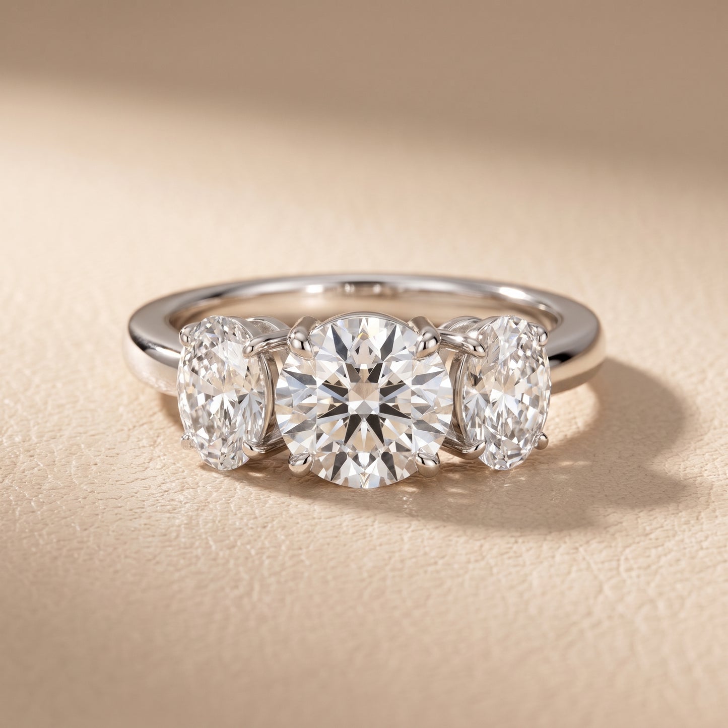 Lila Three-Stone Round Diamond Ring in Silver - front.jpg