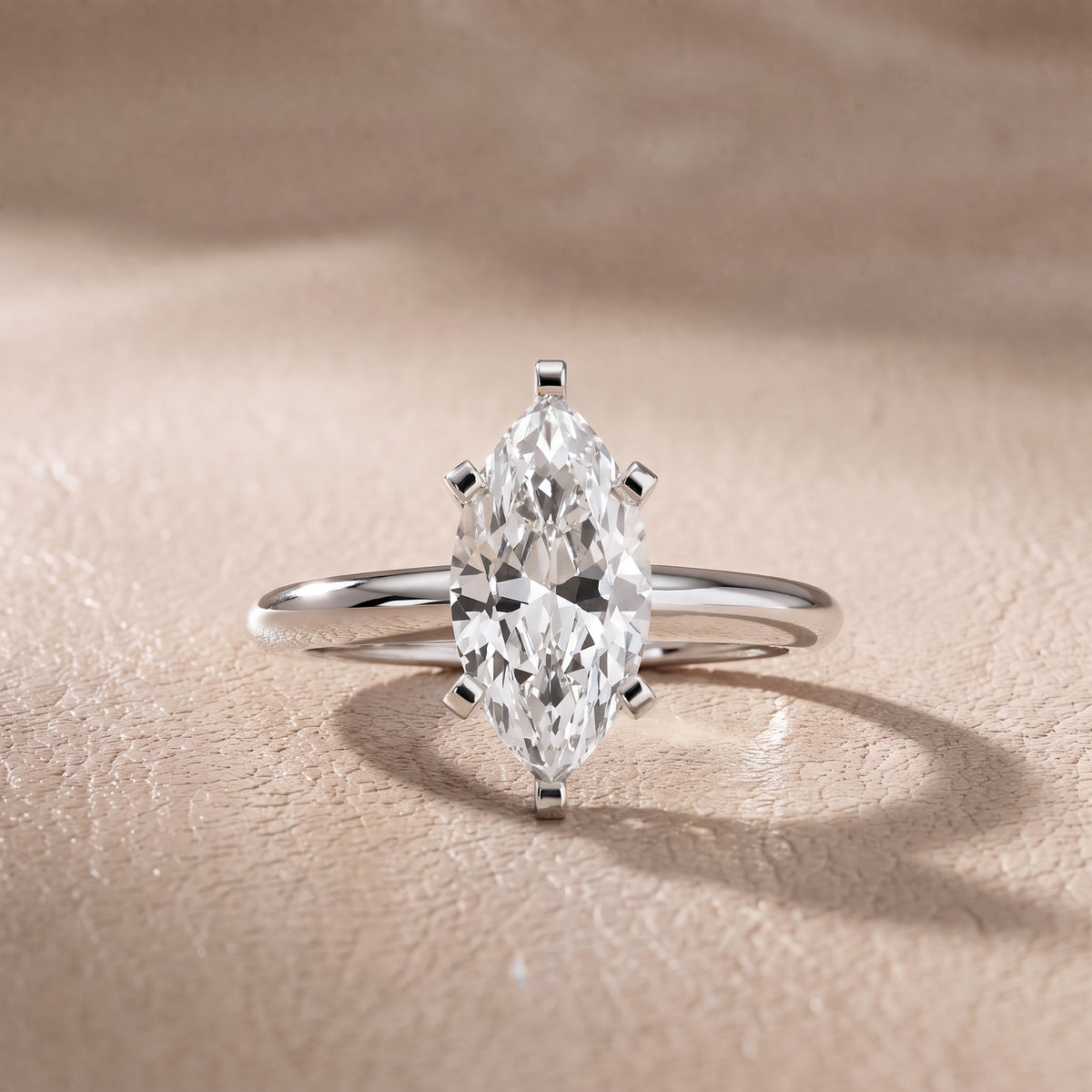 Arabella Six-Prong Solitaire Marquise Diamond Engagement Ring in Platinum - front.jpg