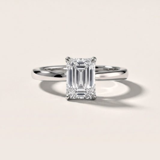Mena Hidden Halo Emerald Diamond Engagement Ring in Platinum [studio-20261024]