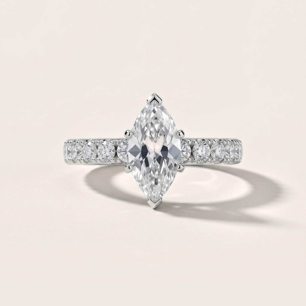 Alix Statement Pavé Marquise Diamond Engagement Ring in Silver - front.jpg