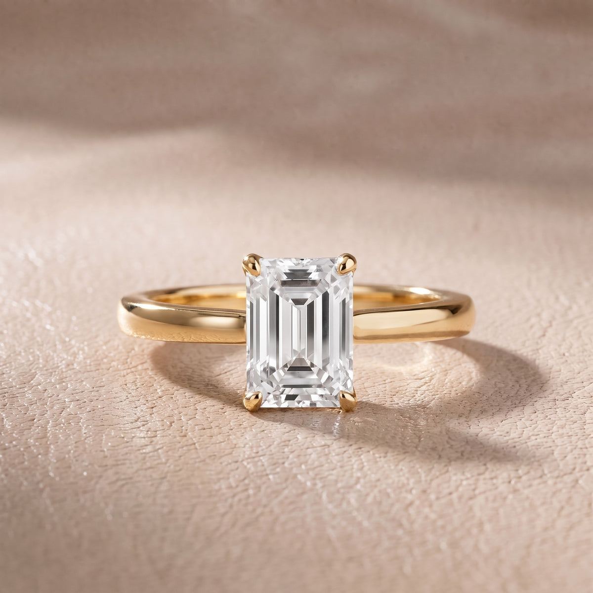 Mena Hidden Halo Emerald Diamond Engagement Ring in Yellow Gold - front.jpg