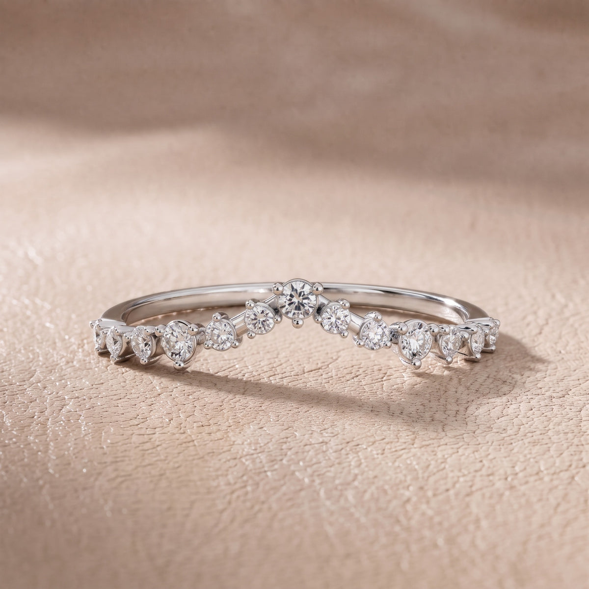 Daphne Curved Round Diamond Wedding Band in Platinum - front.jpg