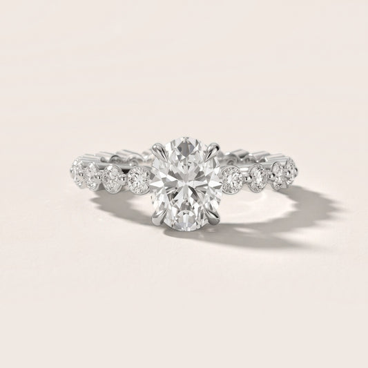 Piper Sidestone Oval Diamond Engagement Ring in Platinum [studio-20261024]
