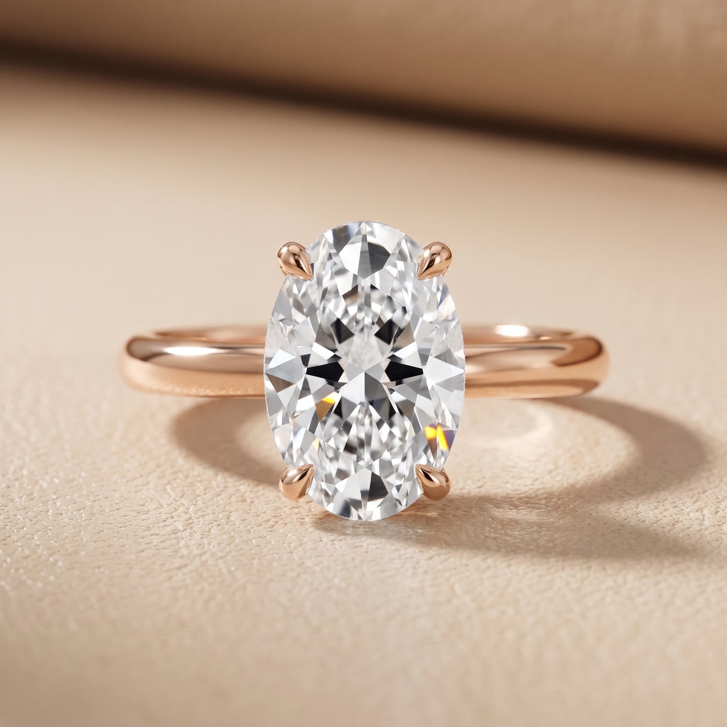 Wren Solitaire Oval Diamond Ring in Rose Gold - front.jpg