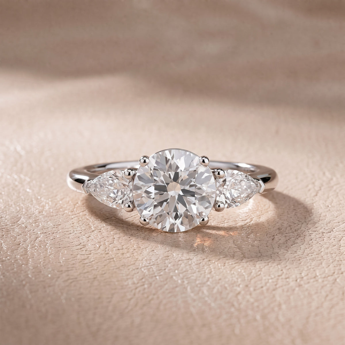 Sophia Three-Stone Round Diamond Engagement Ring in White Gold - front.jpg