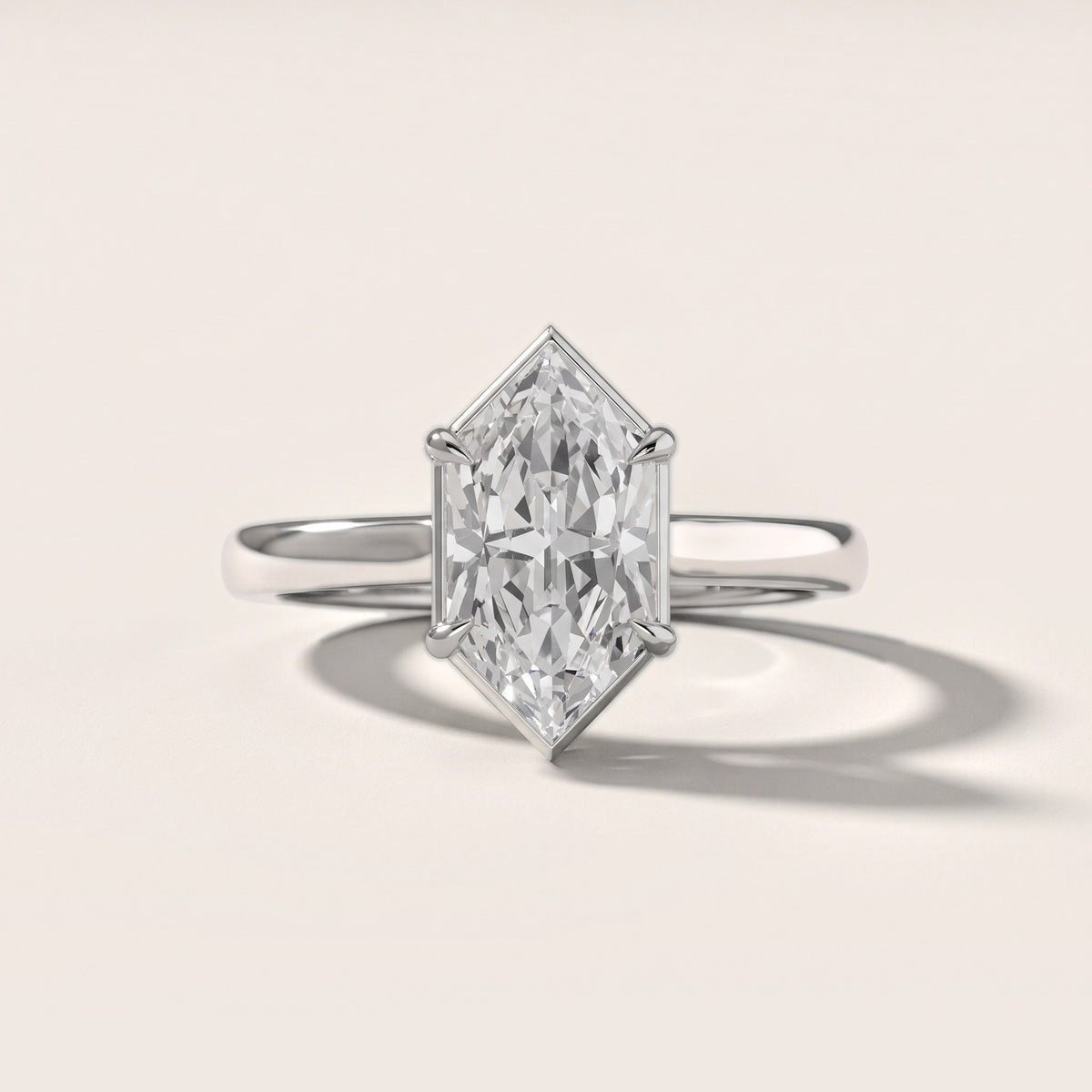 Ashland Basket Solitaire Dutch Marquise Diamond Engagement Ring in Silver - front.jpg