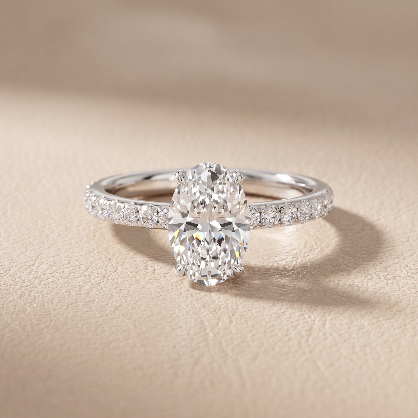 Thea Hidden Halo Pavé Oval Diamond Engagement Ring in Platinum - front.jpg