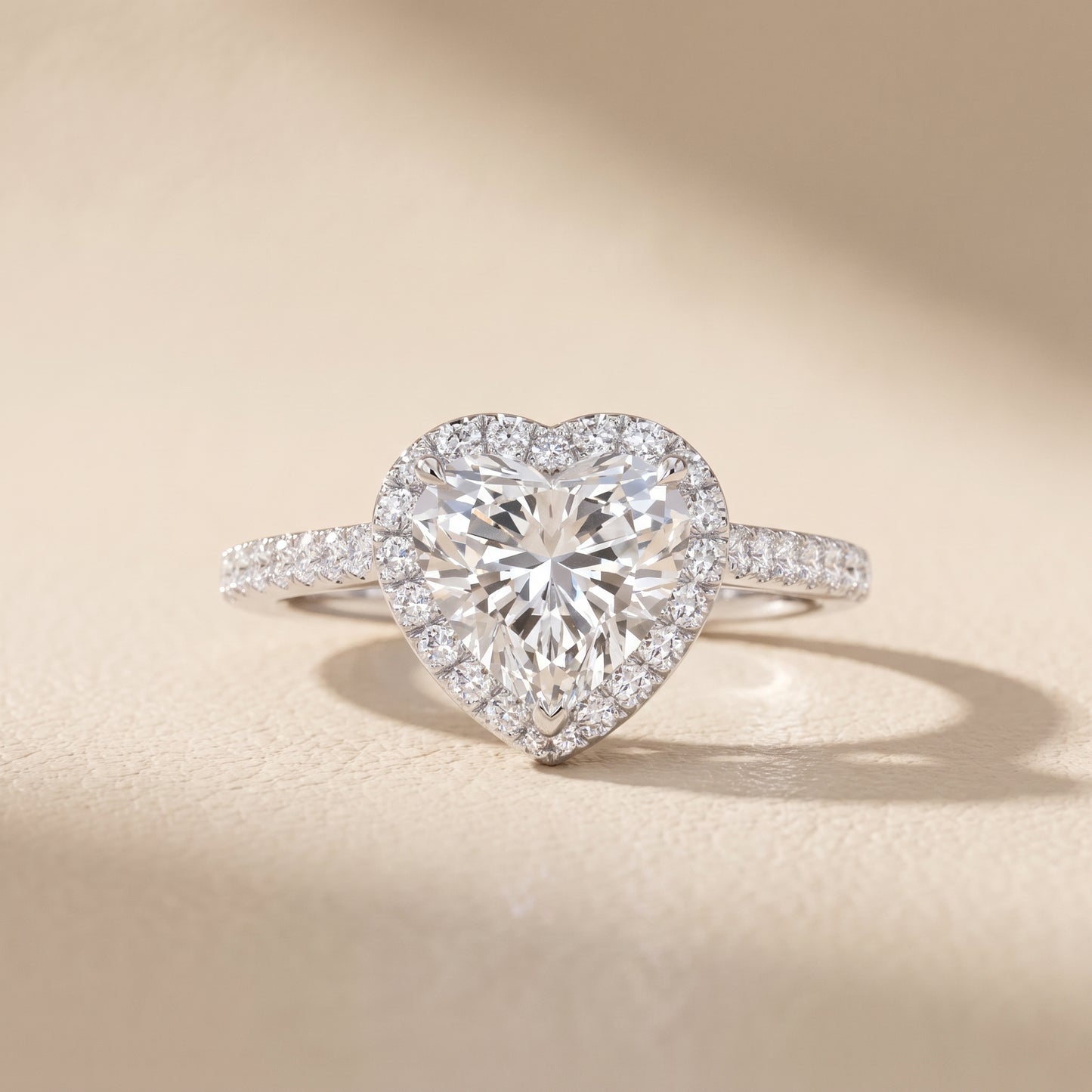 Alma Halo Pavé Heart Diamond Ring in Platinum - front.jpg