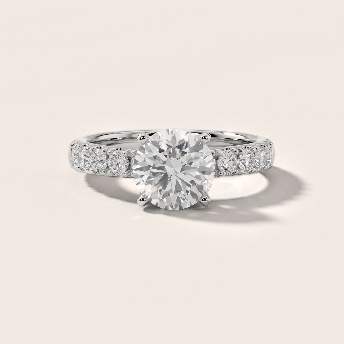 Alix Statement Pavé Round Diamond Engagement Ring in Platinum - front.jpg