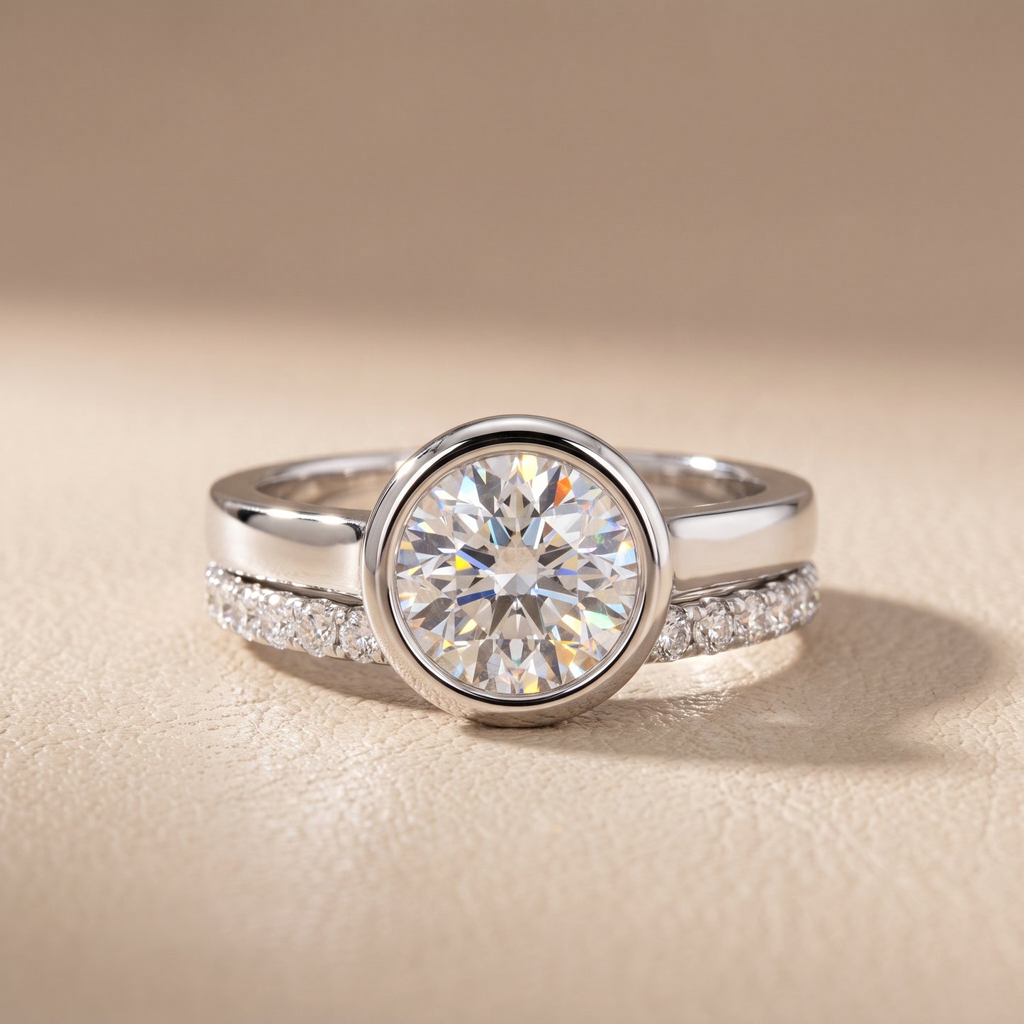 Ayla Bezel Bypass Round Diamond Ring in White Gold - front.jpg