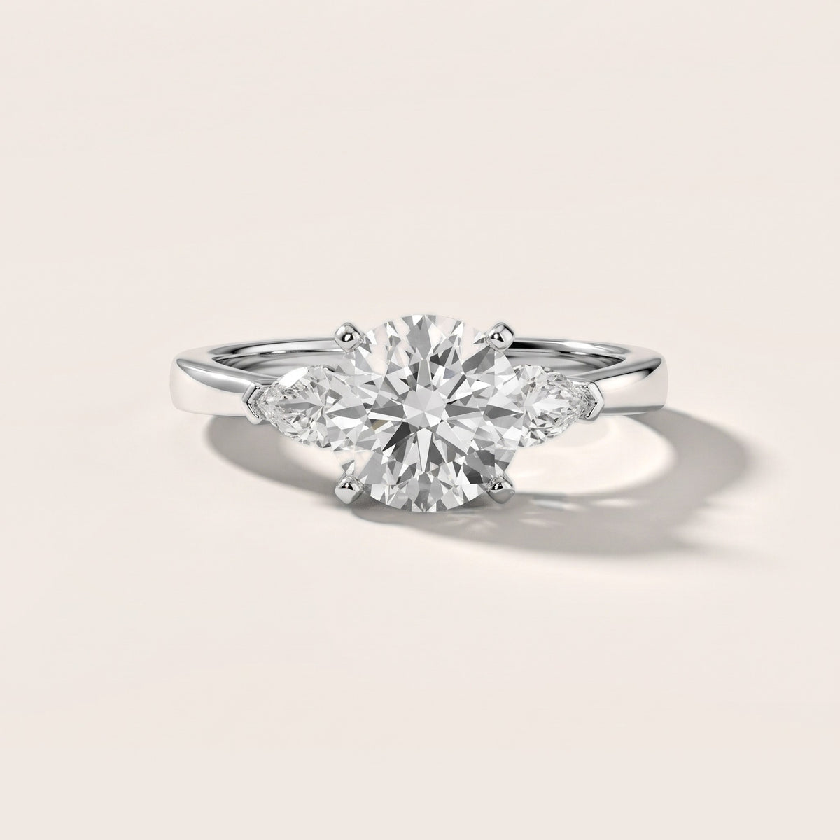 Amabel Three-Stone Round Diamond Engagement Ring in Silver - front.jpg
