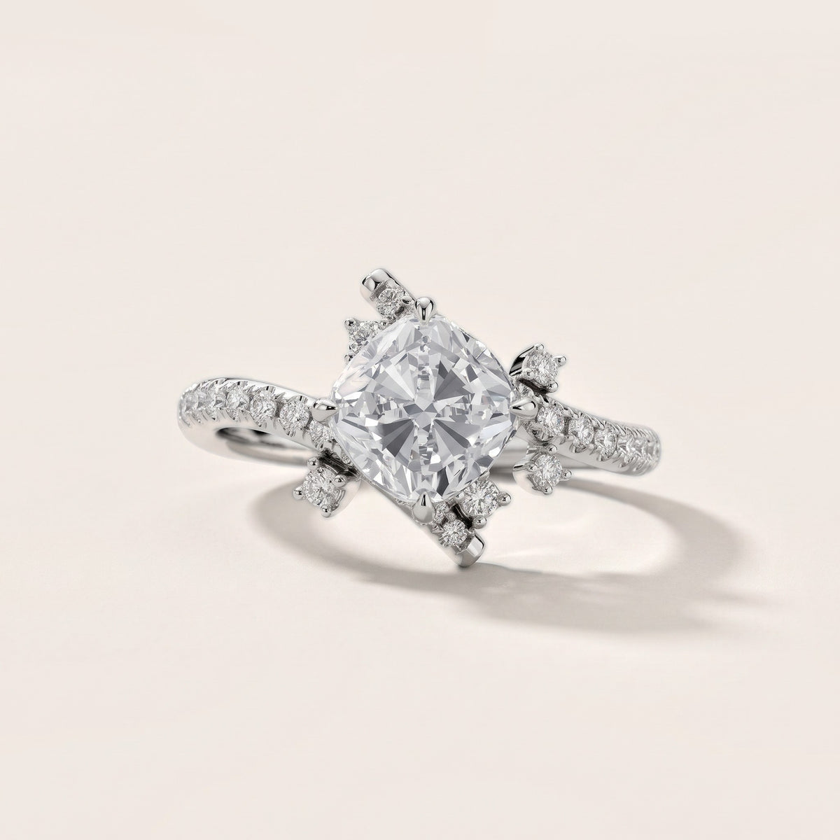Agnes Bypass Pavé Cushion Diamond Engagement Ring in Platinum - front.jpg