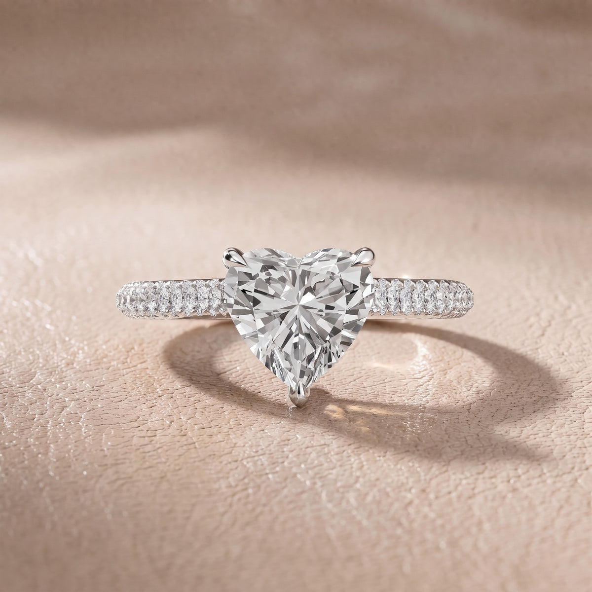 Elisa Hidden Halo Pavé Heart Diamond Engagement Ring in Platinum - front.jpg
