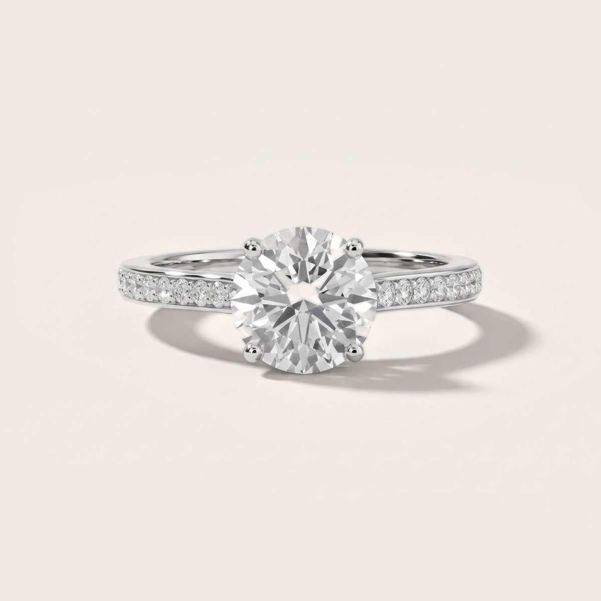 Nancy Trellis Pavé Round Diamond Engagement Ring in White Gold - front.jpg